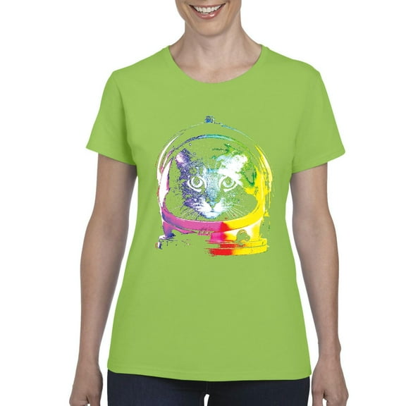 NIB - Women's T-Shirt Short Sleeve - Space Cat