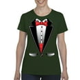 thumbnail image 1 of NIB - Women's T-Shirt Short Sleeve - Tuxedo Prom Costume, 1 of 5