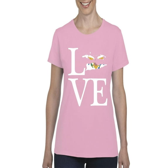 NIB - Women's T-Shirt Short Sleeve - US Virgin Islands