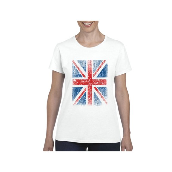 NIB - Women's T-Shirt Short Sleeve - Union Jack British Flag
