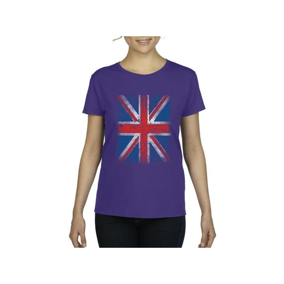 NIB - Women's T-Shirt Short Sleeve - Union Jack British Flag
