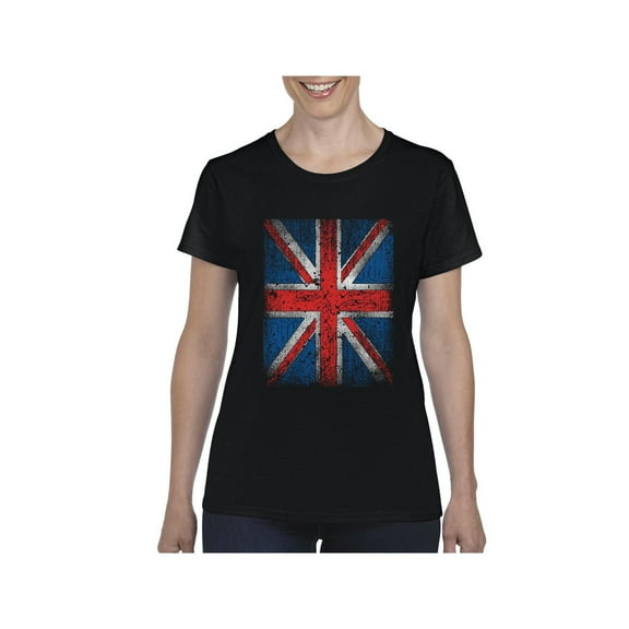 NIB - Women's T-Shirt Short Sleeve - Union Jack British Flag