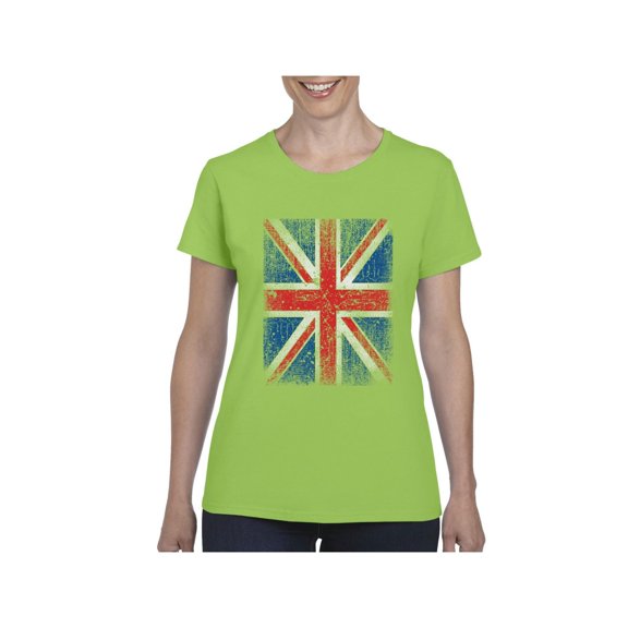 NIB - Women's T-Shirt Short Sleeve - Union Jack British Flag