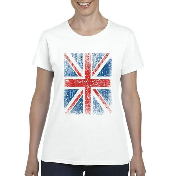 NIB - Women's T-Shirt Short Sleeve - Union Jack British Flag