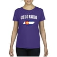thumbnail image 1 of NIB - Women's T-Shirt Short Sleeve, up to Women Size 3XL - Colorado Flag, 1 of 5