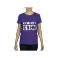 thumbnail image 1 of NIB - Women's T-Shirt Short Sleeve, up to Women Size 3XL - Cousin Crew, 1 of 5