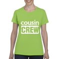 thumbnail image 1 of NIB - Women's T-Shirt Short Sleeve, up to Women Size 3XL - Cousin Crew, 1 of 5