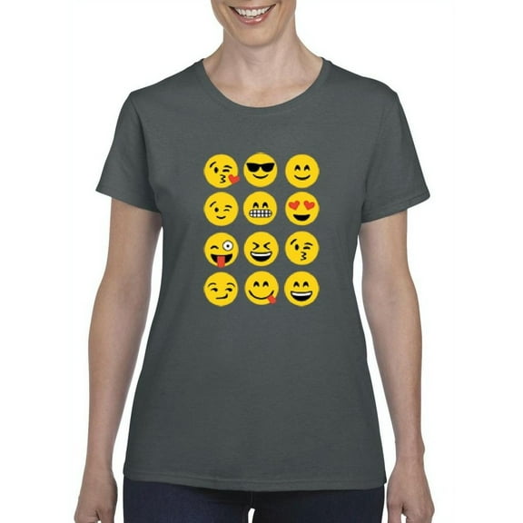 NIB - Women's T-Shirt Short Sleeve, up to Women Size 3XL - Emoji Group