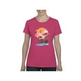 thumbnail image 1 of NIB - Women's T-Shirt Short Sleeve, up to Women Size 3XL - Flamingo, 1 of 5