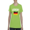 thumbnail image 1 of NIB - Women's T-Shirt Short Sleeve, up to Women Size 3XL - Germany Flag, 1 of 5