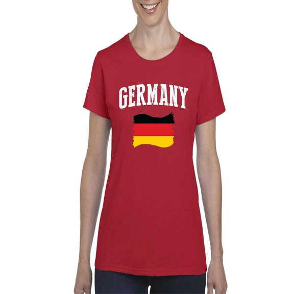 NIB - Women's T-Shirt Short Sleeve - Germany Flag