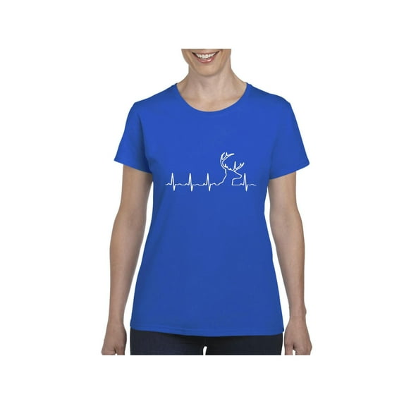 NIB - Women's T-Shirt Short Sleeve - Heartbeat Hunting