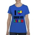 thumbnail image 1 of NIB - Women's T-Shirt Short Sleeve, up to Women Size 3XL - I Love Someone With Autism, 1 of 5