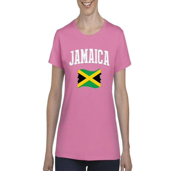 NIB - Women's T-Shirt Short Sleeve, up to Women Size 3XL - Jamaica Flag
