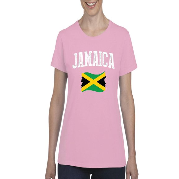 NIB - Women's T-Shirt Short Sleeve, up to Women Size 3XL - Jamaica Flag
