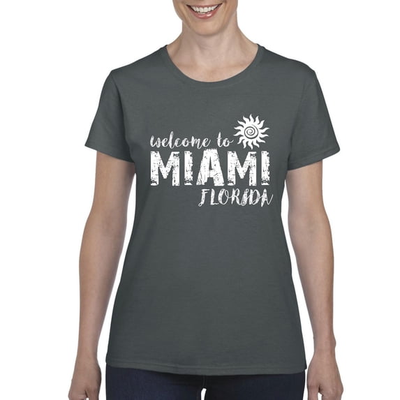 NIB - Women's T-Shirt Short Sleeve - Miami