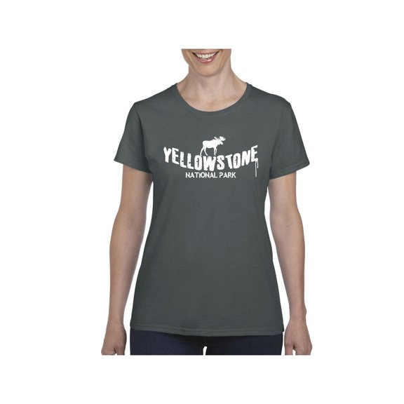 NIB - Women's T-Shirt Short Sleeve, up to Women Size 3XL - National Park Yellowstone