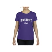 NIB - Womens T-Shirt Short Sleeve - New Jersey Girl