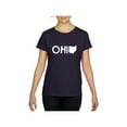 thumbnail image 1 of NIB - Women's T-Shirt Short Sleeve, up to Women Size 3XL - Ohio Map, 1 of 5