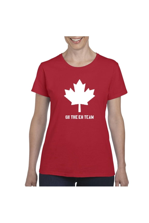 Normal is Boring - Women's T-Shirt Short Sleeve, up to Women Size 3XL - On the EH Team Canada