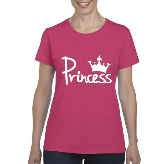 NIB - Women's T-Shirt Short Sleeve, up to Women Size 3XL - Princess Crown