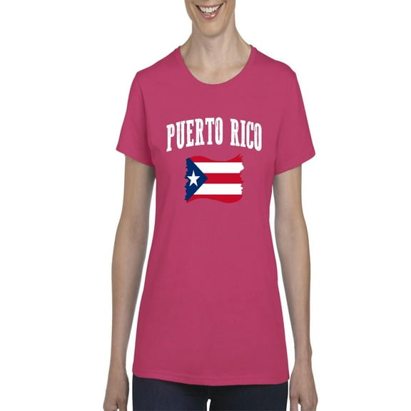 NIB - Women's T-Shirt Short Sleeve - Puerto Rico Flag