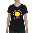 thumbnail image 1 of NIB - Women's T-Shirt Short Sleeve - Softball Girl, 1 of 5