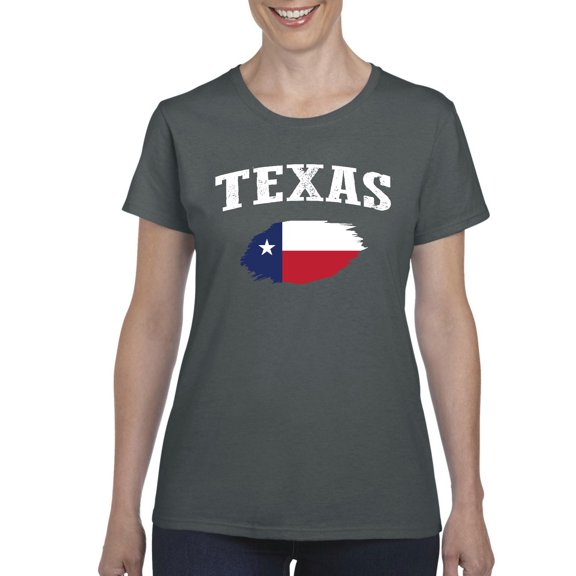 NIB - Women's T-Shirt Short Sleeve, up to Women Size 3XL - Texas Flag
