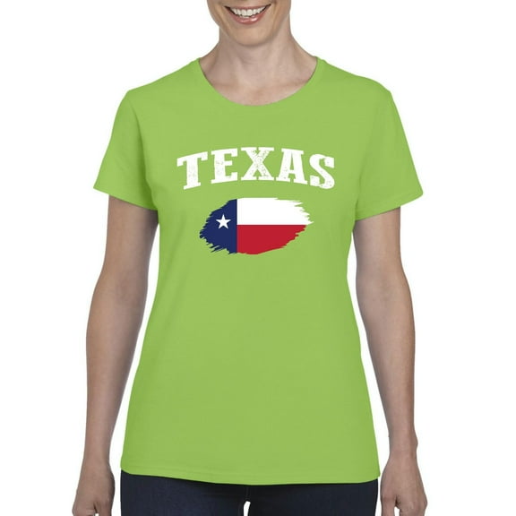 NIB - Women's T-Shirt Short Sleeve, up to Women Size 3XL - Texas Flag