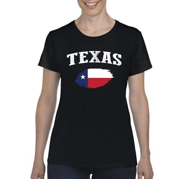 NIB - Women's T-Shirt Short Sleeve, up to Women Size 3XL - Texas Flag