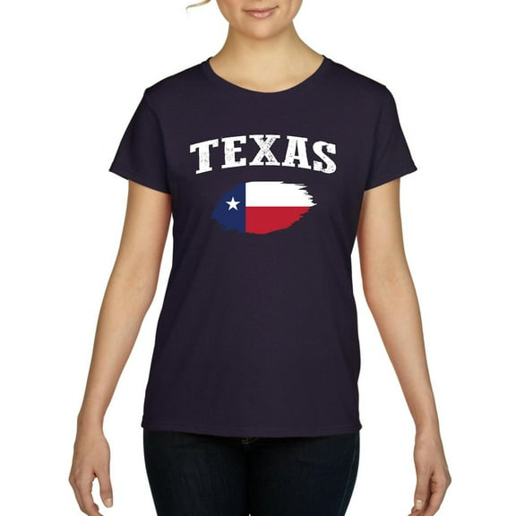 NIB - Women's T-Shirt Short Sleeve, up to Women Size 3XL - Texas Flag
