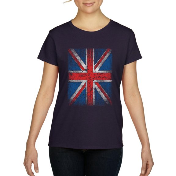 NIB - Women's T-Shirt Short Sleeve - Union Jack British Flag