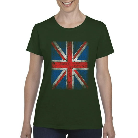 NIB - Women's T-Shirt Short Sleeve - Union Jack British Flag