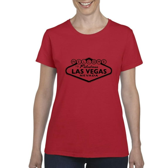 NIB - Women's T-Shirt Short Sleeve, up to Women Size 3XL - Welcome to Las Vegas Nevada