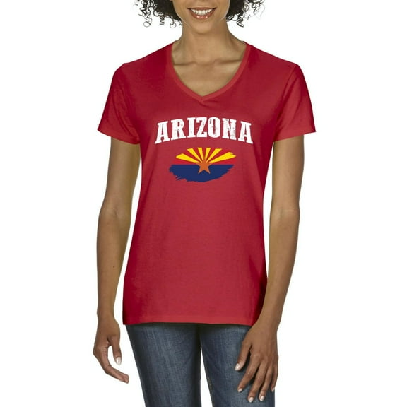 NIB - Women's T-Shirt V-Neck Short Sleeve - Arizona