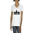 thumbnail image 1 of NIB - Women's T-Shirt V-Neck Short Sleeve - Barcelona, 1 of 5