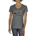 thumbnail image 1 of NIB - Women's T-Shirt V-Neck Short Sleeve - Big Sister, 1 of 5