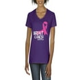 thumbnail image 1 of NIB - Women's T-Shirt V-Neck Short Sleeve - Breast Cancer, 1 of 5