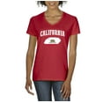 thumbnail image 1 of NIB - Women's T-Shirt V-Neck Short Sleeve - California Cali, 1 of 5
