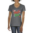 thumbnail image 1 of NIB - Women's T-Shirt V-Neck Short Sleeve - Christmas Dear Santa, 1 of 5