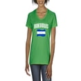 thumbnail image 1 of NIB - Women's T-Shirt V-Neck Short Sleeve - Honduras Flag, 1 of 5