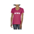 thumbnail image 1 of NIB - Women's T-Shirt V-Neck Short Sleeve - Iowa, 1 of 5