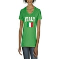 thumbnail image 1 of NIB - Women's T-Shirt V-Neck Short Sleeve - Italy, 1 of 5
