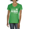 thumbnail image 1 of NIB - Women's T-Shirt V-Neck Short Sleeve - Miami, 1 of 5