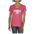 thumbnail image 1 of NIB - Women's T-Shirt V-Neck Short Sleeve - NATIONAL PARK Yosemite, 1 of 5