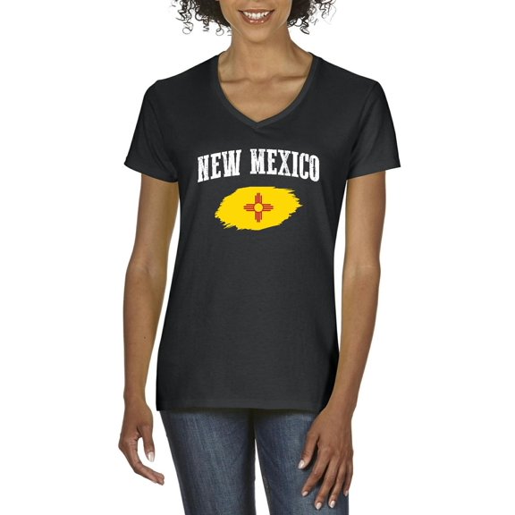 NIB - Women's T-Shirt V-Neck Short Sleeve - New Mexico