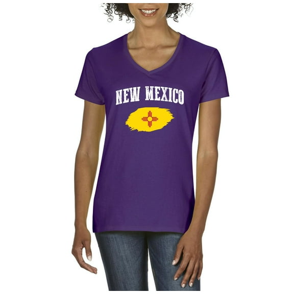 NIB - Women's T-Shirt V-Neck Short Sleeve - New Mexico