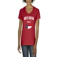 thumbnail image 1 of NIB - Women's T-Shirt V-Neck Short Sleeve - North Carolina Girl, 1 of 5