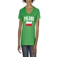 thumbnail image 1 of NIB - Women's T-Shirt V-Neck Short Sleeve - Poland, 1 of 5