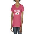 thumbnail image 1 of NIB - Women's T-Shirt V-Neck Short Sleeve - San Diego, 1 of 5